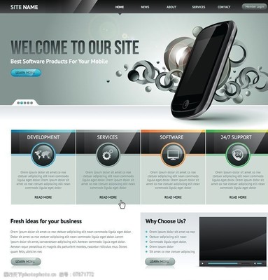 网站模板与软件开发 高效网页设计中的图像整合艺术